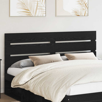 Headboard Black Oak 100 cm Engineered Wood