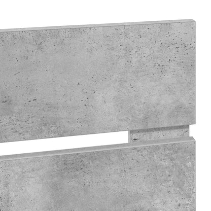 Headboard Concrete Grey 100 cm Engineered Wood
