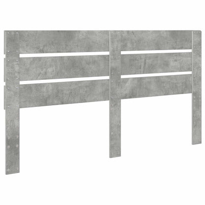 Headboard Concrete Grey 100 cm Engineered Wood
