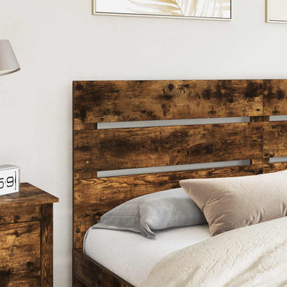 Headboard Smoked Oak 100 cm Engineered Wood