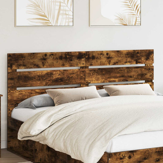 Headboard Smoked Oak Engineered Wood