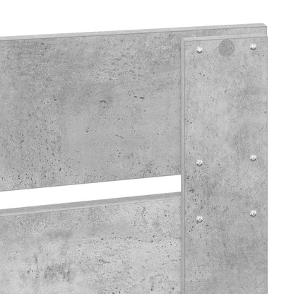 Headboard Concrete Grey Engineered Wood