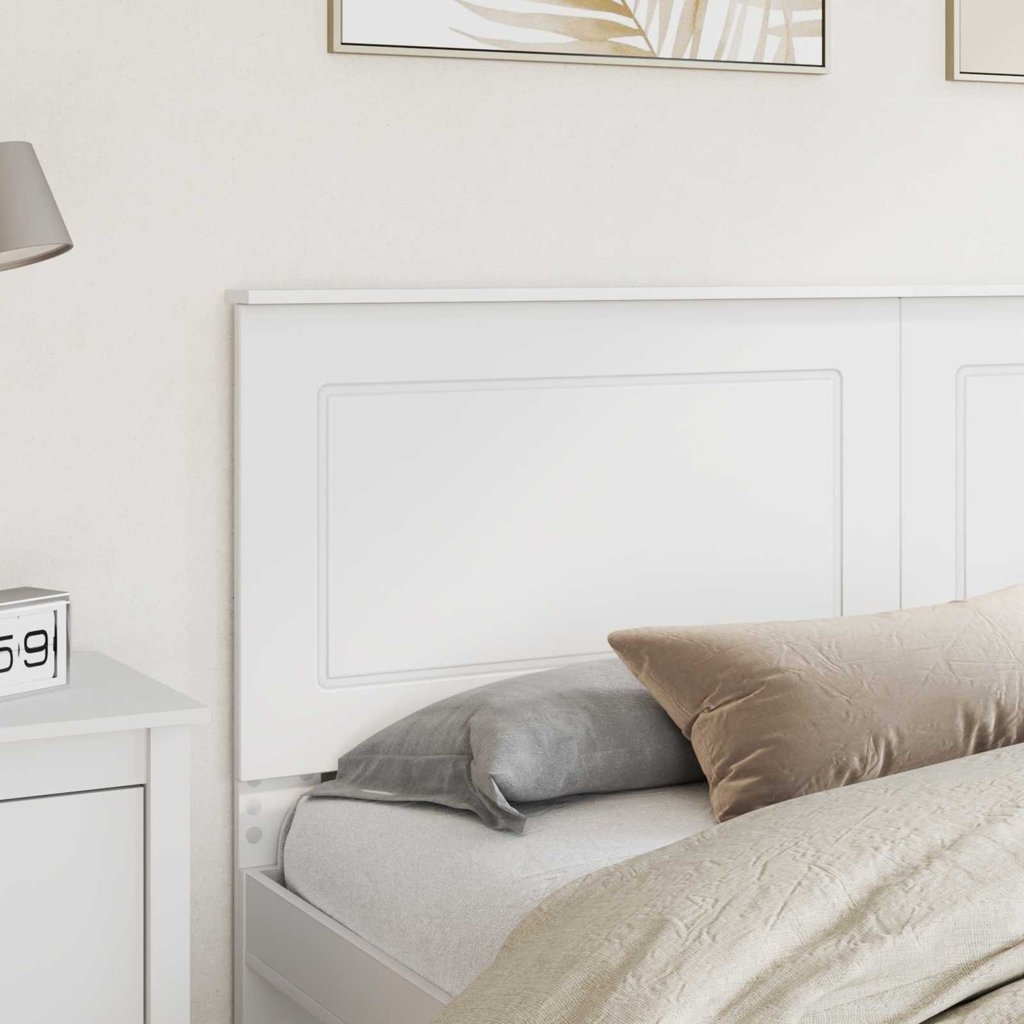 Headboard White 100 cm Engineered Wood