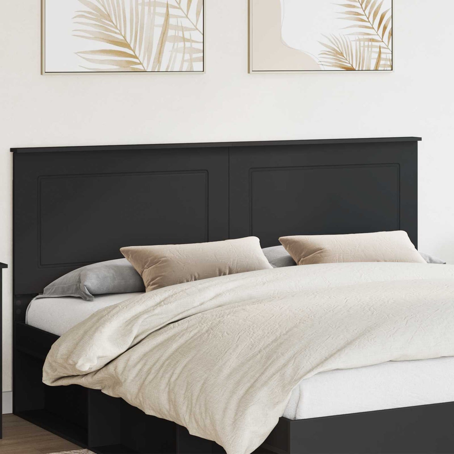 Headboard Black Oak 100 cm Engineered Wood