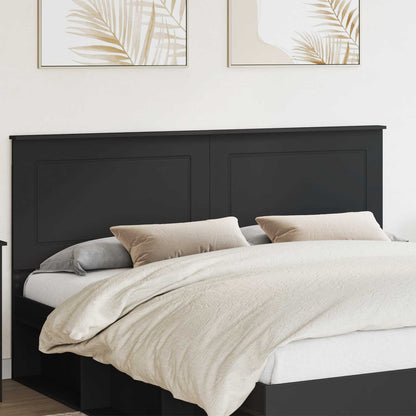 Headboard Black Oak 100 cm Engineered Wood