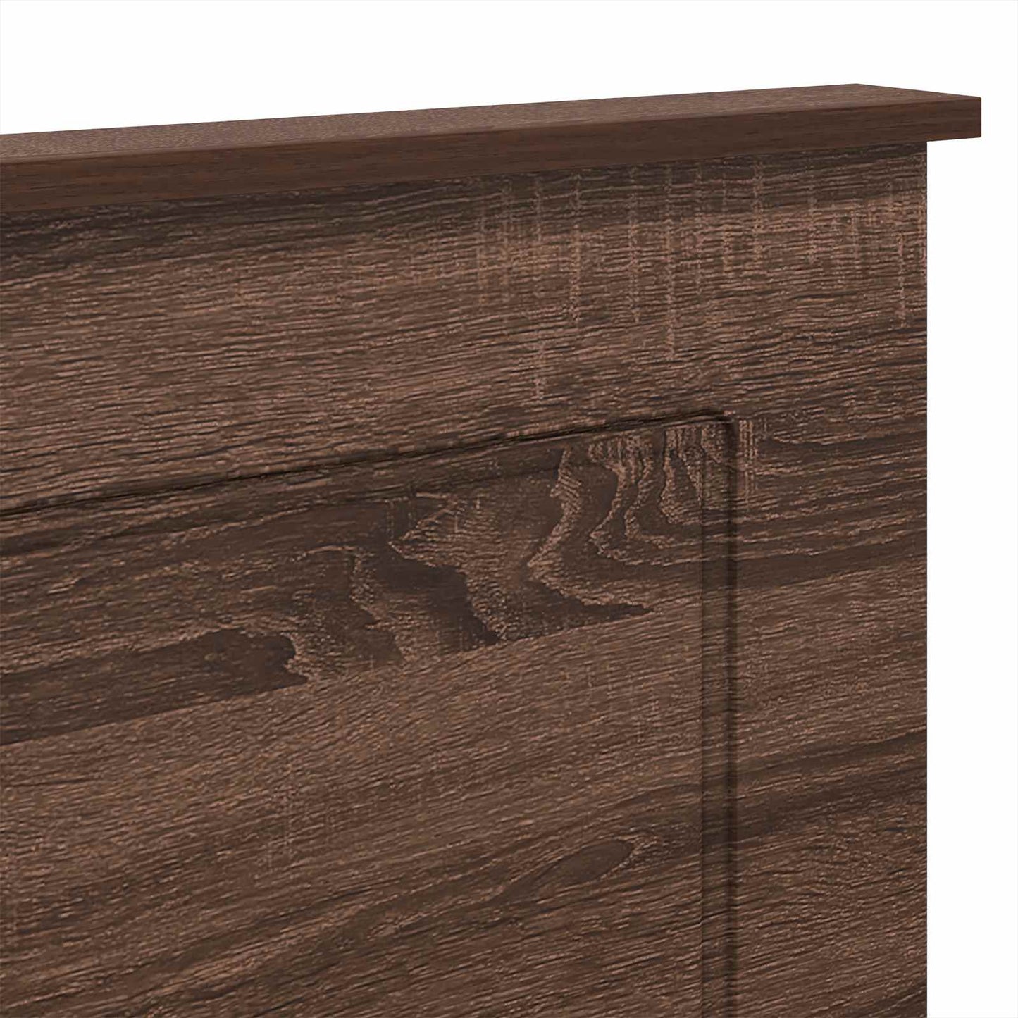 Headboard Brown Oak 100 cm Engineered Wood