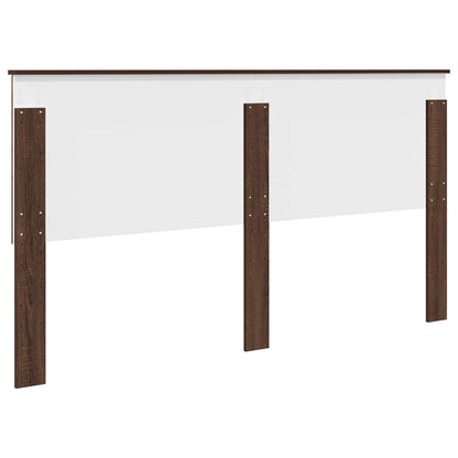 Headboard Brown Oak 100 cm Engineered Wood