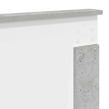 Headboard Concrete Grey 100 cm Engineered Wood