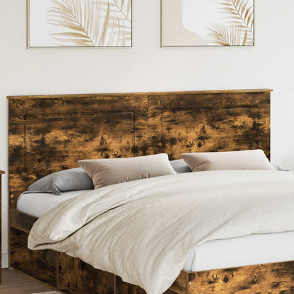 Headboard Smoked Oak 100 cm Engineered Wood