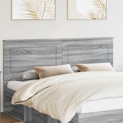Headboard Grey Sonoma 100 cm Engineered Wood