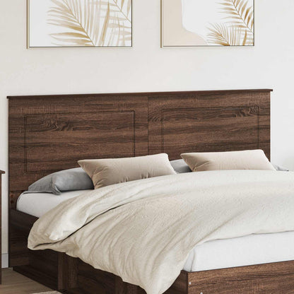 Headboard Brown Oak 100 cm Engineered Wood