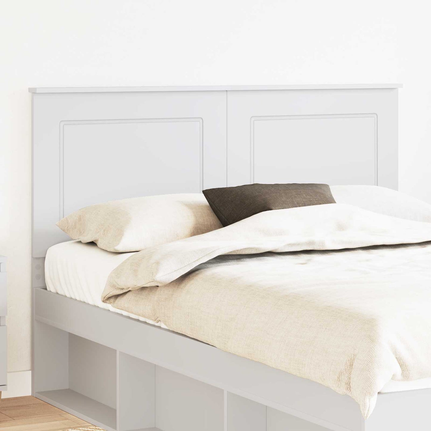 Headboard White 100 cm Engineered Wood