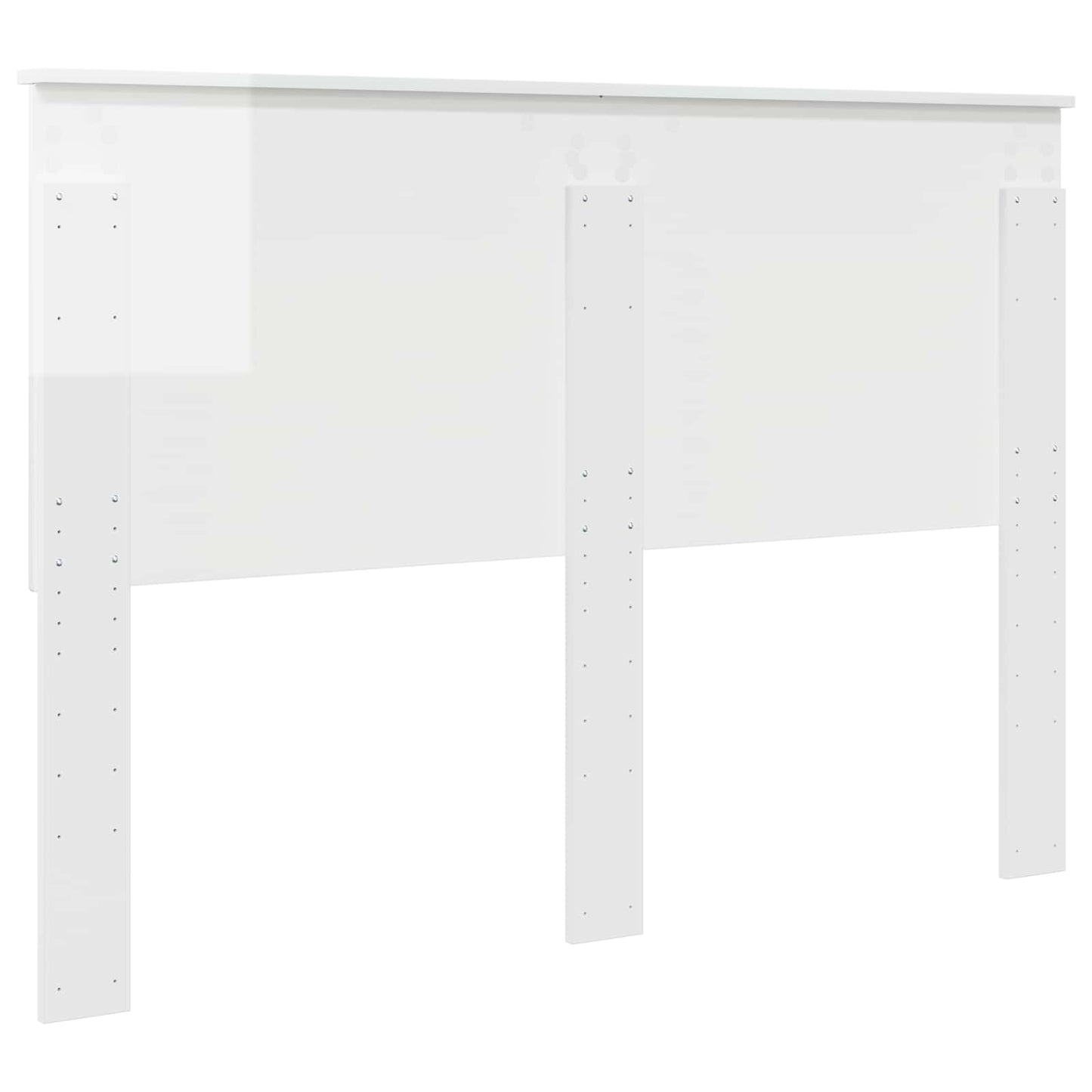 Headboard Gloss White 100 cm Engineered Wood