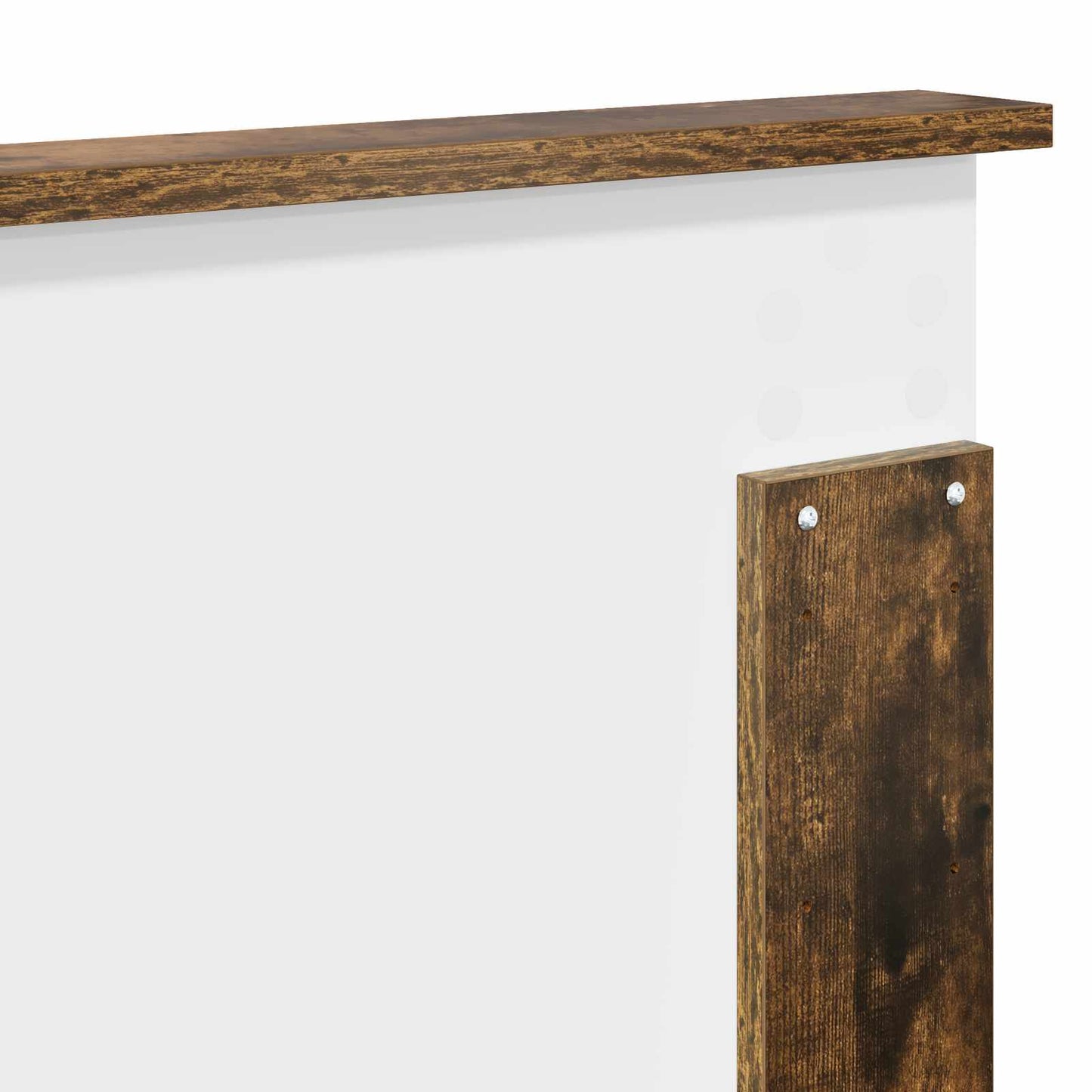Headboard Smoked Oak 100 cm Engineered Wood