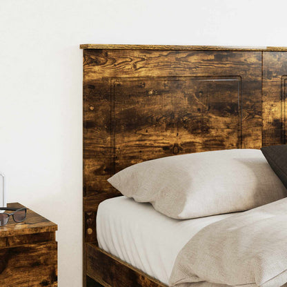 Headboard Smoked Oak 100 cm Engineered Wood