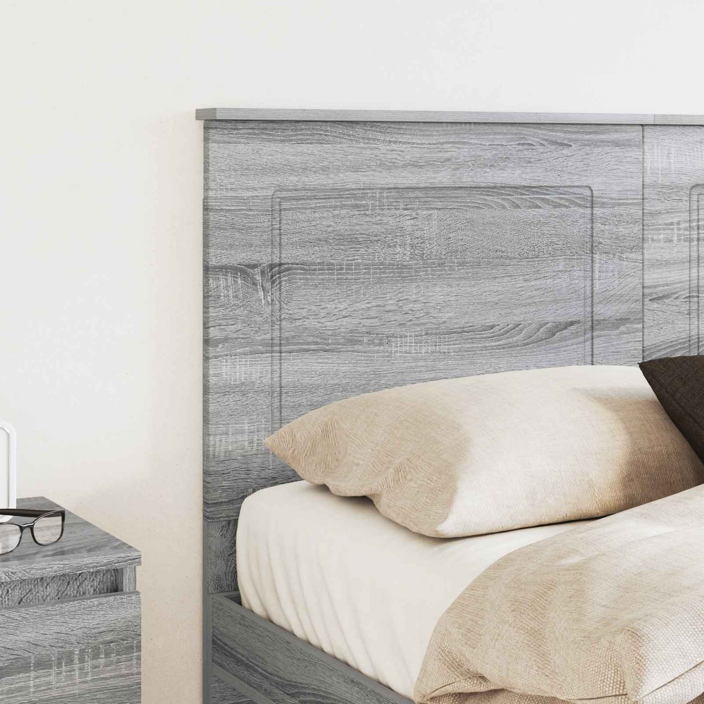 Headboard Grey Sonoma 100 cm Engineered Wood