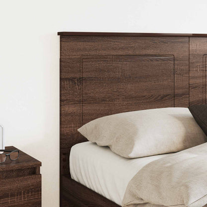 Headboard Brown Oak 100 cm Engineered Wood