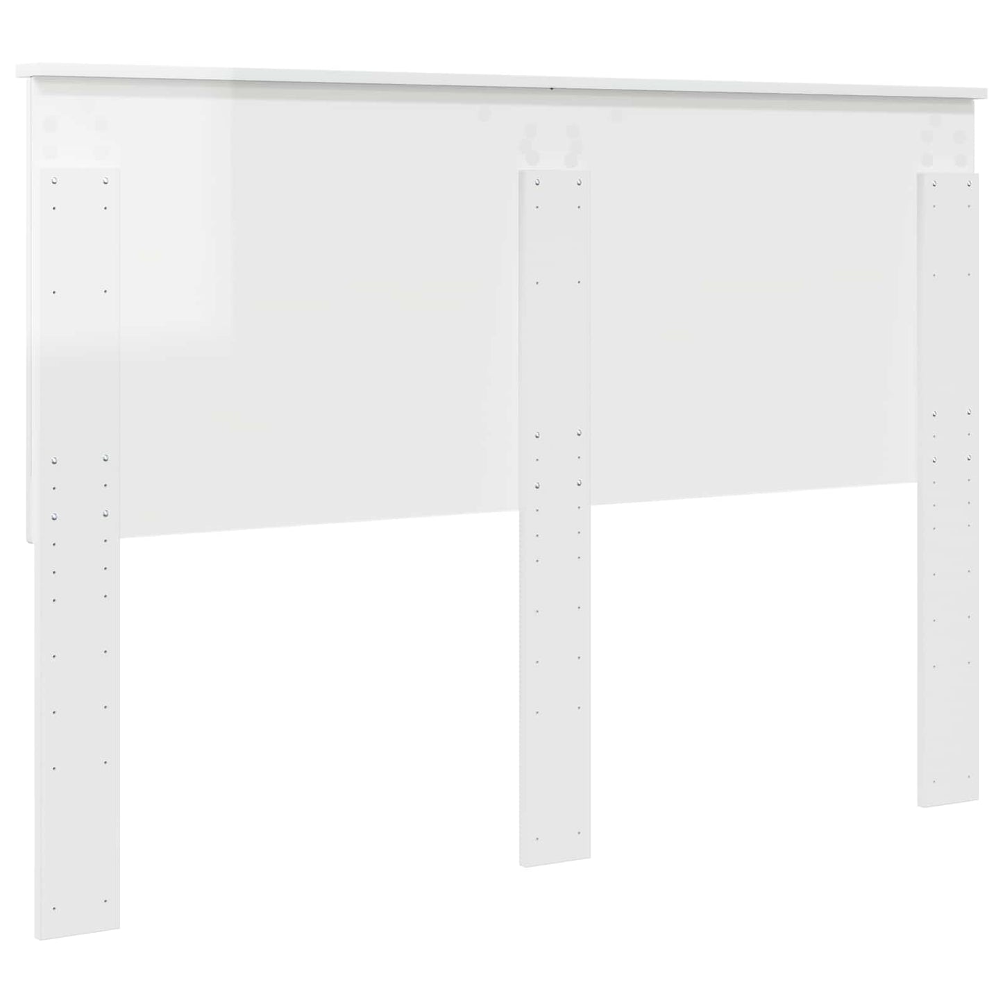 Headboard Gloss White 100 cm Engineered Wood