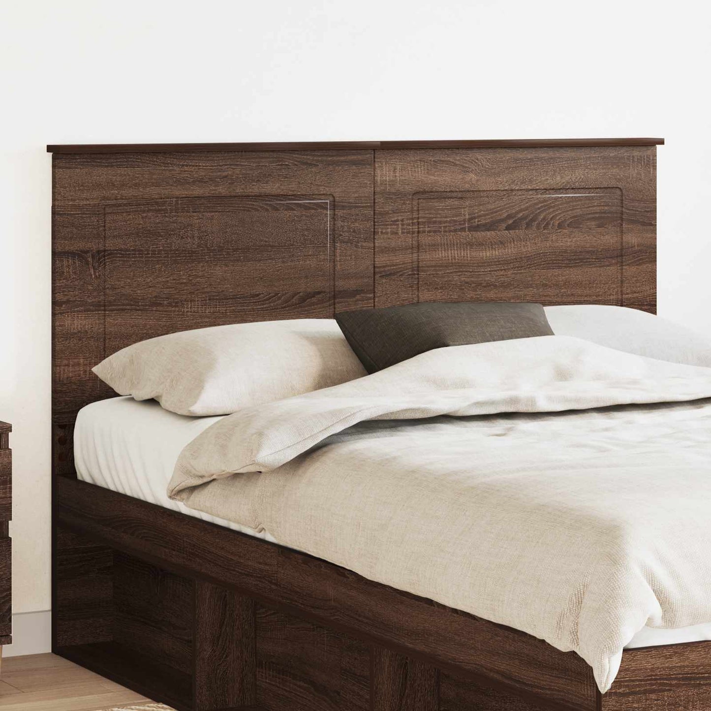 Headboard Brown Oak 100 cm Engineered Wood