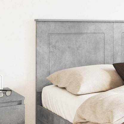Headboard Concrete Grey 100 cm Engineered Wood