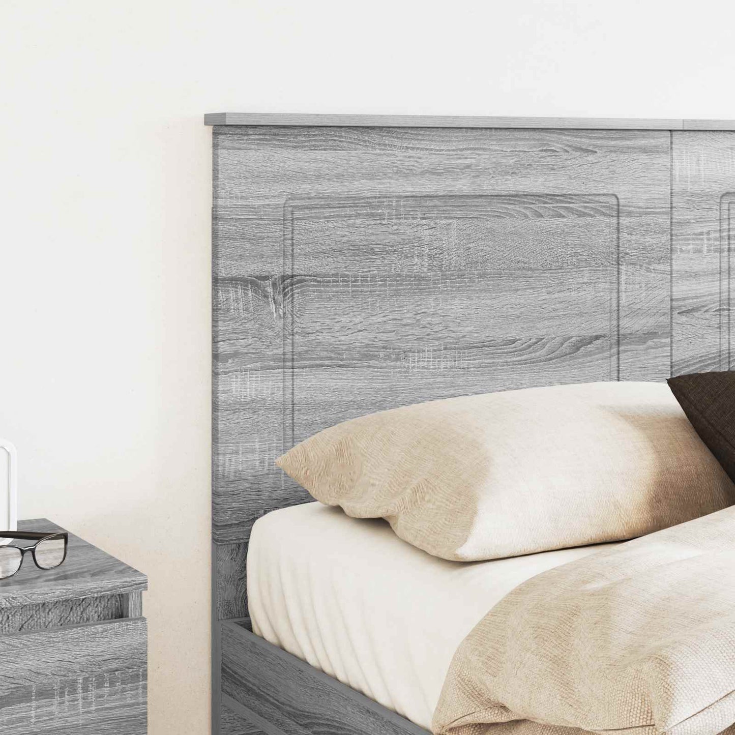 Headboard Grey Sonoma 100 cm Engineered Wood