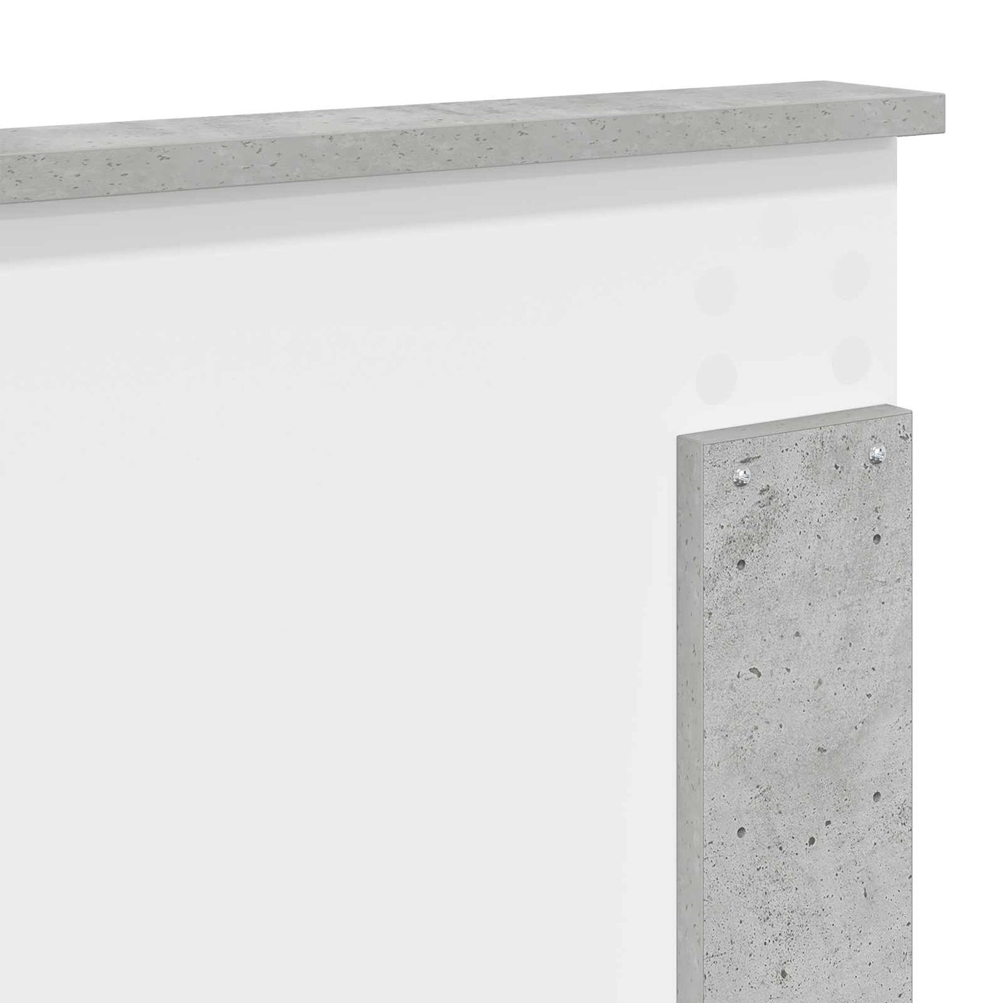 Headboard Concrete Grey 100 cm Engineered Wood