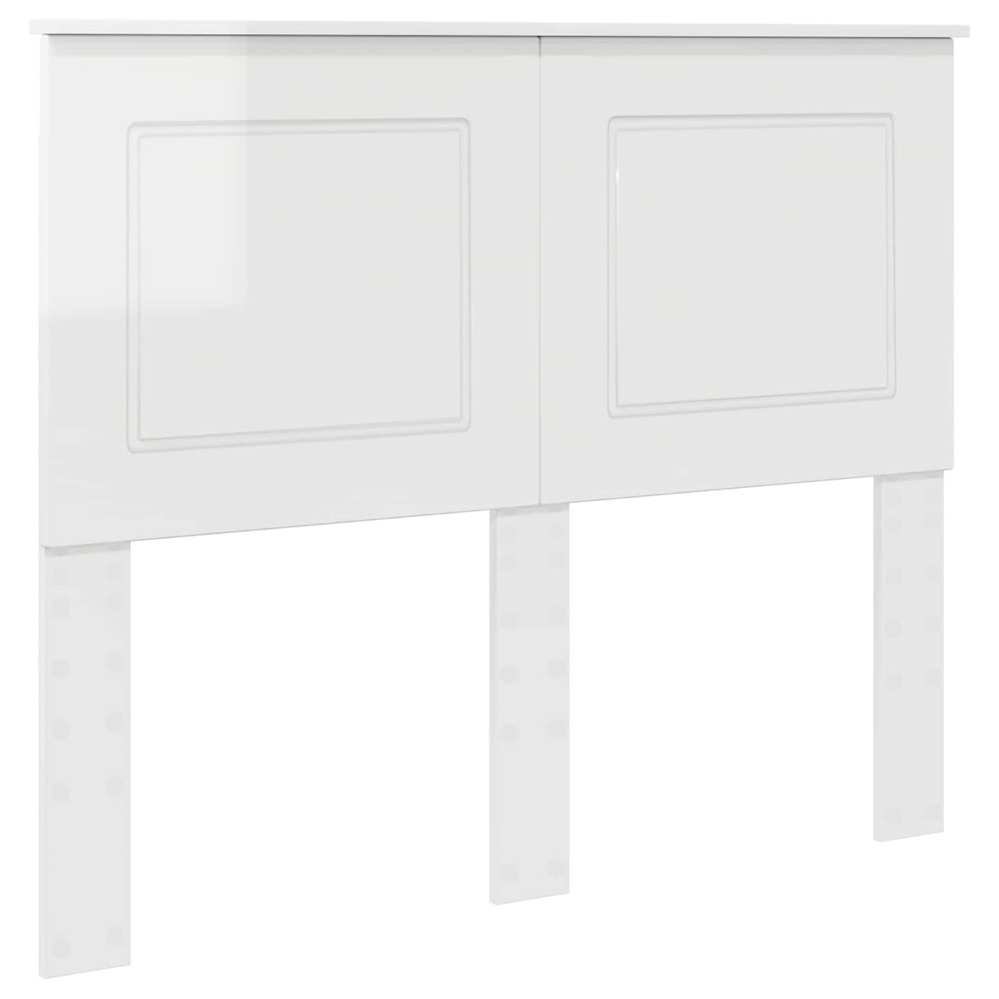 Headboard Gloss White 100 cm Engineered Wood