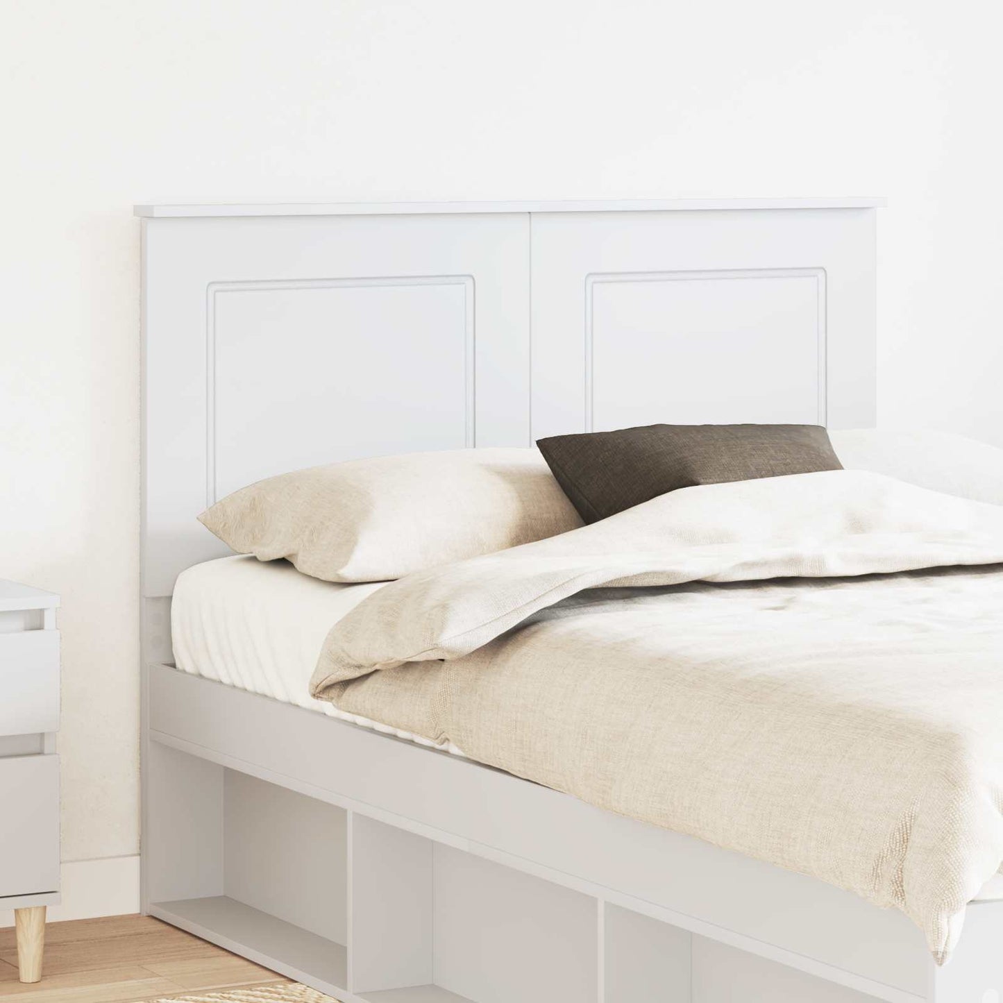 Headboard White 100 cm Engineered Wood