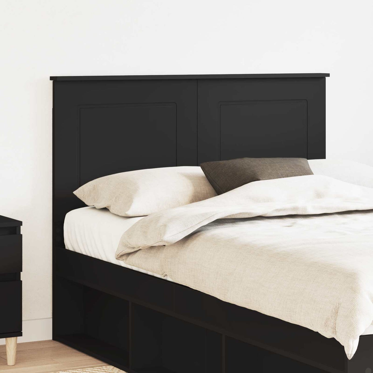Headboard Black Oak 100 cm Engineered Wood
