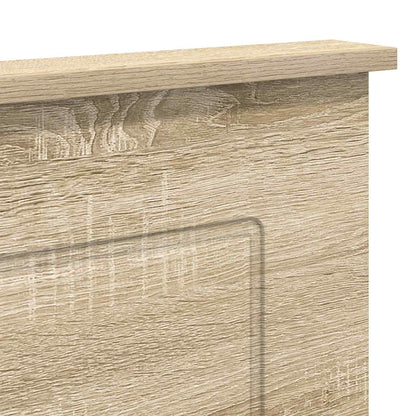 Headboard Sonoma Oak 100 cm Engineered Wood