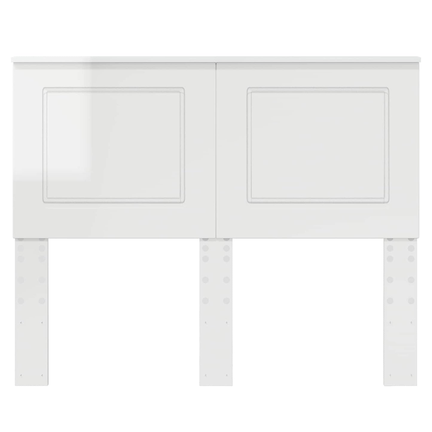 Headboard Gloss White 100 cm Engineered Wood