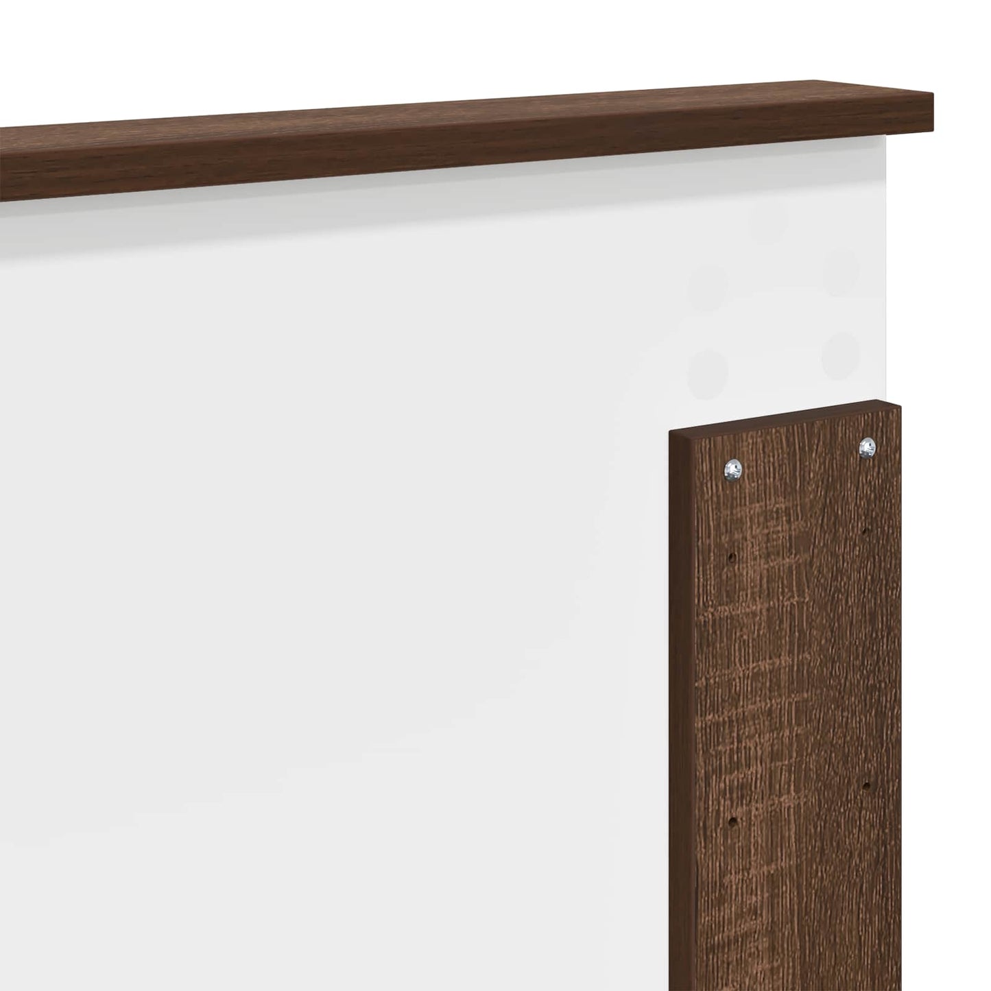 Headboard Brown Oak 100 cm Engineered Wood