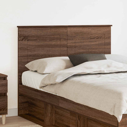 Headboard Brown Oak 100 cm Engineered Wood