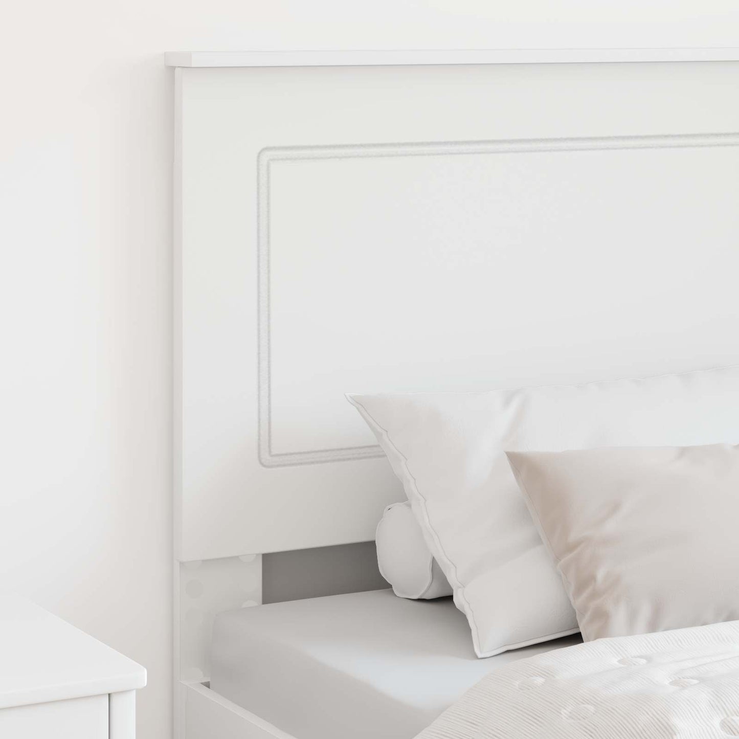 Headboard White 100 cm Engineered Wood