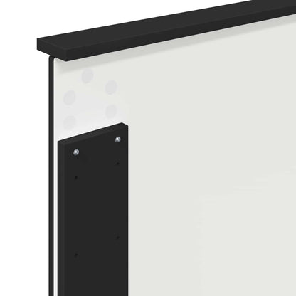 Headboard Black Oak 100 cm Engineered Wood