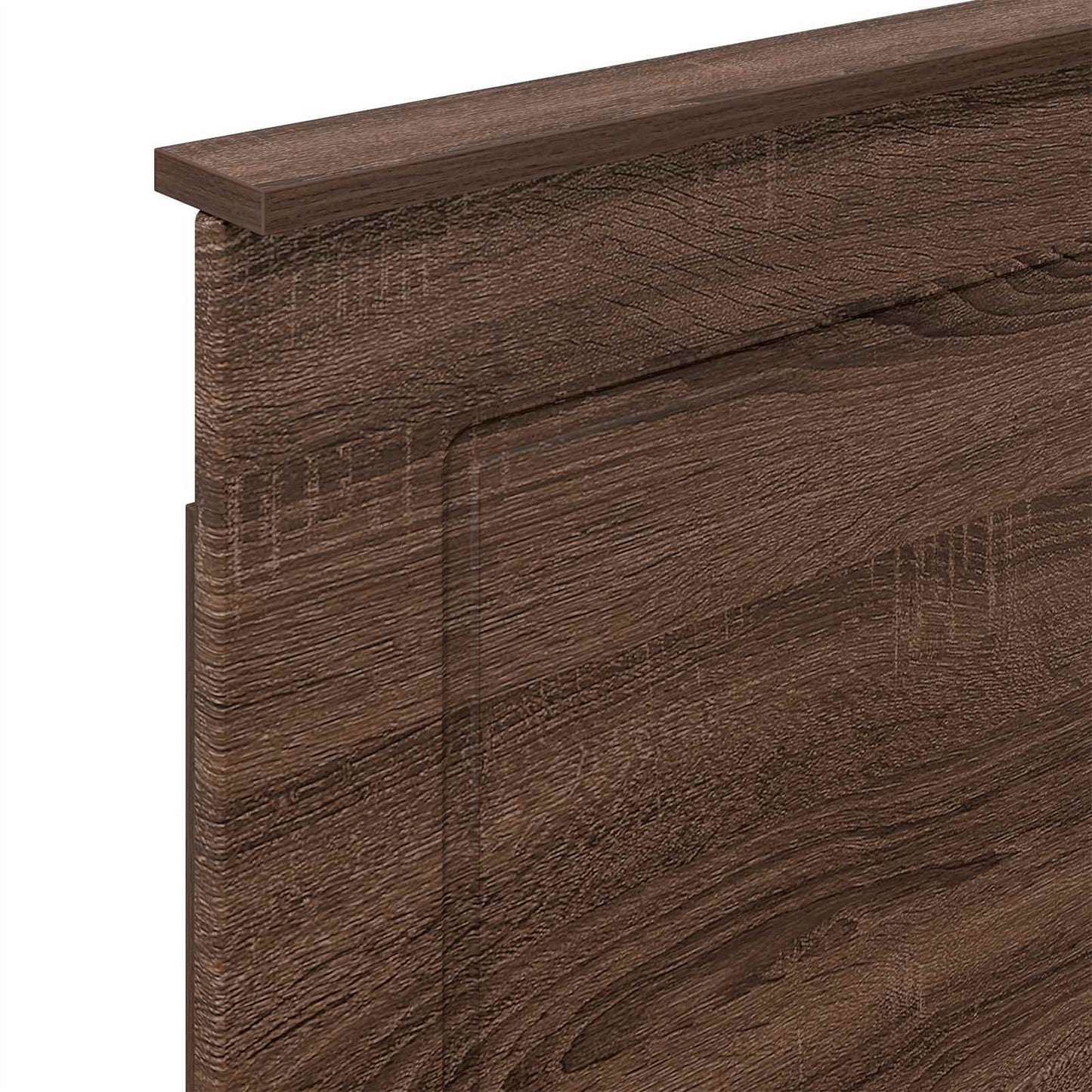 Headboard Brown Oak 100 cm Engineered Wood