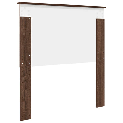 Headboard Brown Oak 100 cm Engineered Wood