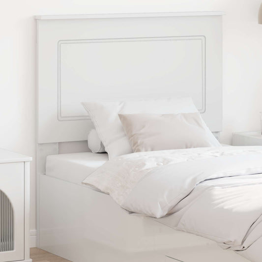 Headboard White 100 cm Engineered Wood