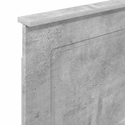 Headboard Concrete Grey 100 cm Engineered Wood
