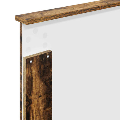 Headboard Smoked Oak 100 cm Engineered Wood