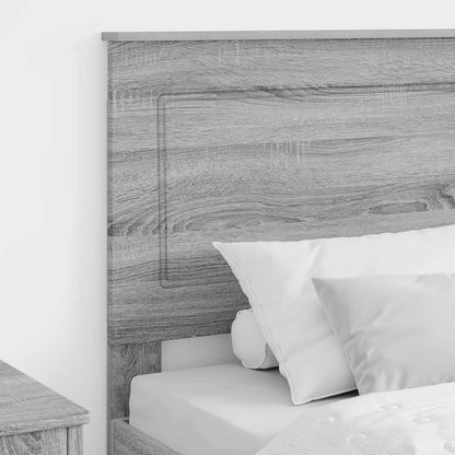 Headboard Grey Sonoma 100 cm Engineered Wood
