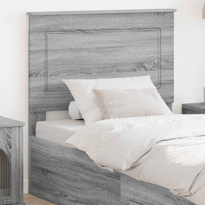 Headboard Grey Sonoma 100 cm Engineered Wood
