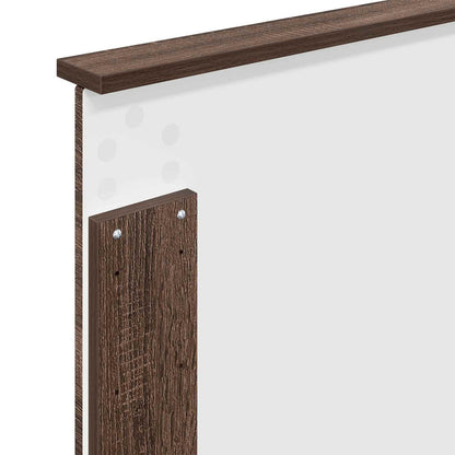 Headboard Brown Oak 100 cm Engineered Wood