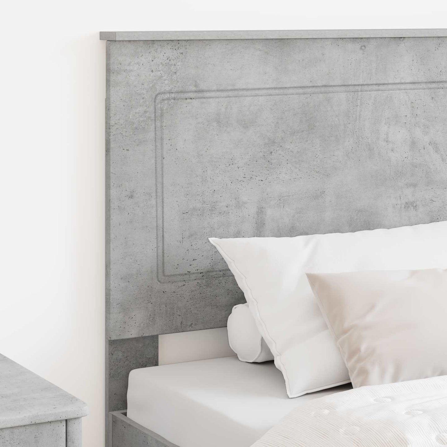 Headboard Concrete Grey 100 cm Engineered Wood