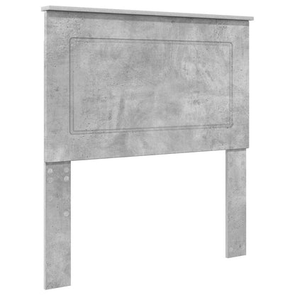 Headboard Concrete Grey 100 cm Engineered Wood