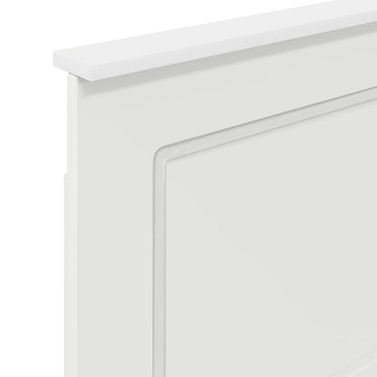 Headboard Gloss White 100 cm Engineered Wood