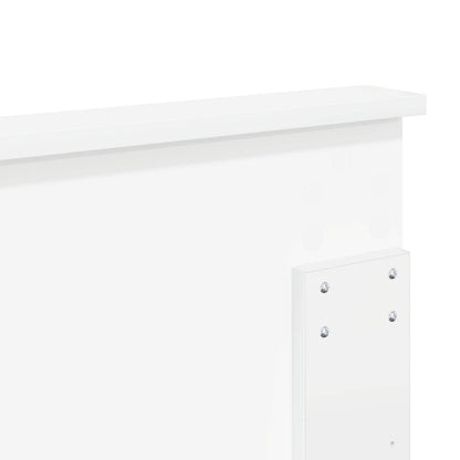 Headboard with Headboard White 200 cm Engineered wood