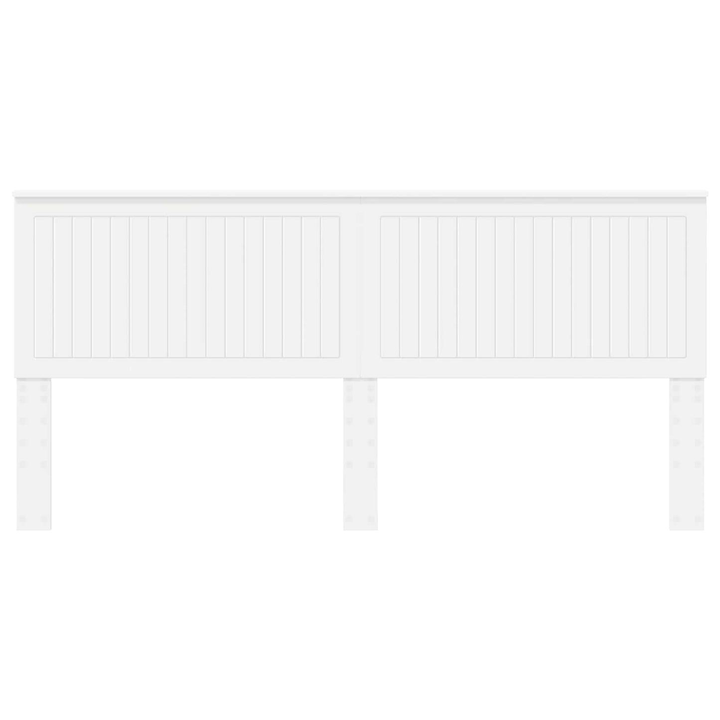 Headboard with Headboard White 200 cm Engineered wood