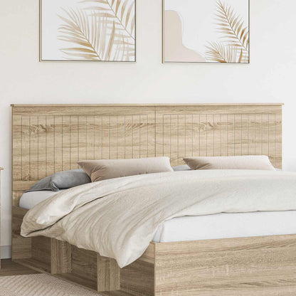 Headboard with Headboard Sonoma Oak 200 cm Engineered wood