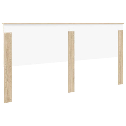 Headboard with Headboard Sonoma Oak 200 cm Engineered wood